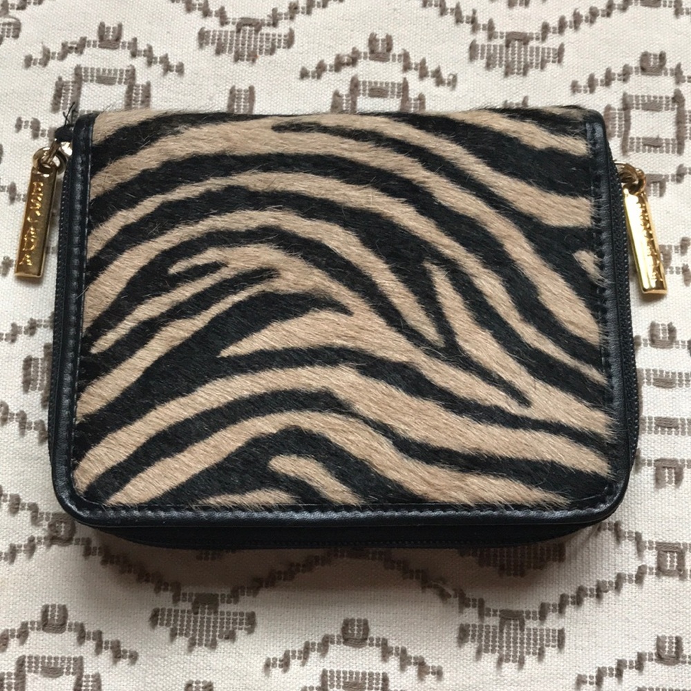 Escada zebra skin wallet